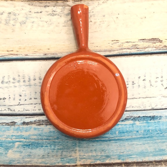 ⚡️⚡️Home Ceramic Bowl Pan with Handle Wall Decor Red Floral Print - Picture 5 of 7